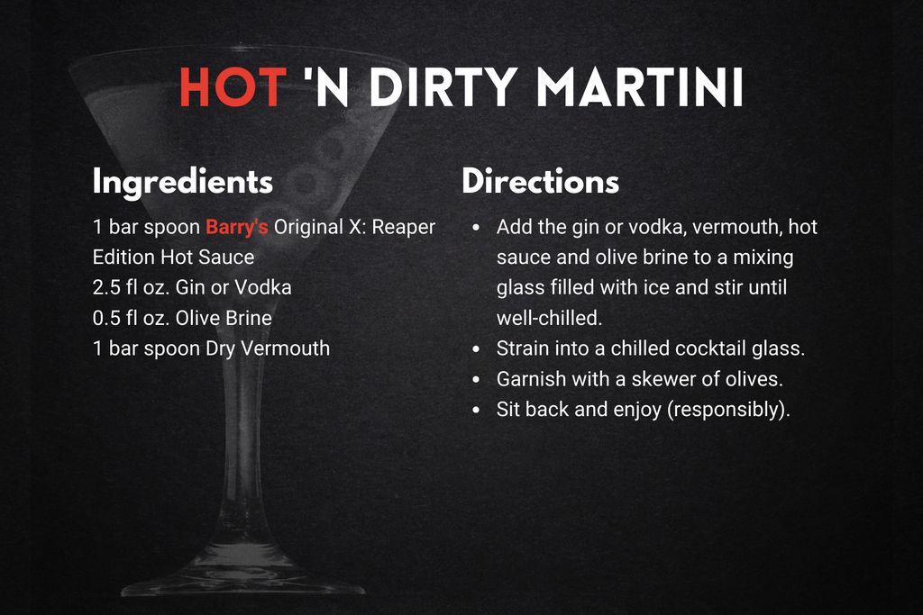 Hot 'n Dirty Martini